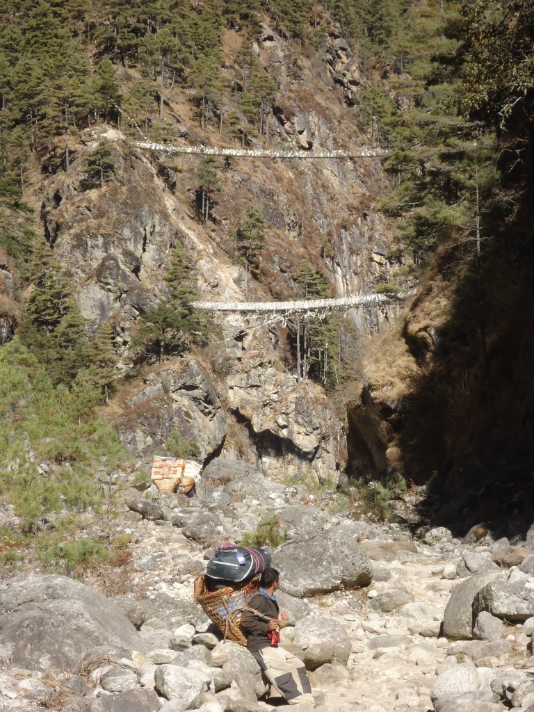 Bridges before Namche Bazaar Everest Base Camp trek
