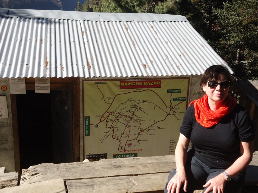 TIMMS checkpoint Everest Base Camp trek