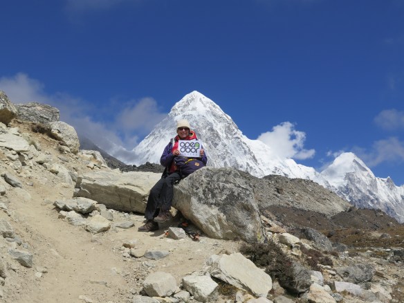 EBC Trek in front of Pumori