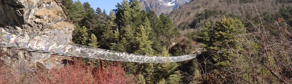 Suspension Bridge before Tengboche