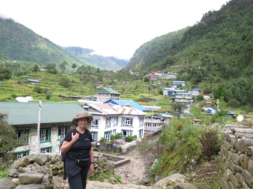 Ghat on the Main Trail Lukla to Kala Patthar and Everest Base Camp