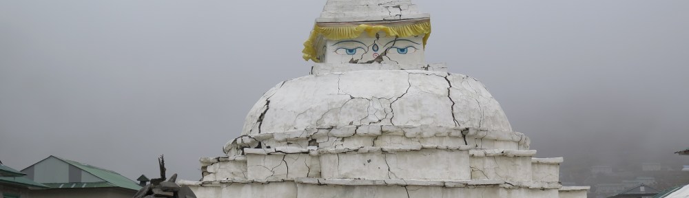 Stupa at Khumjung in the Khumbu region of Nepal