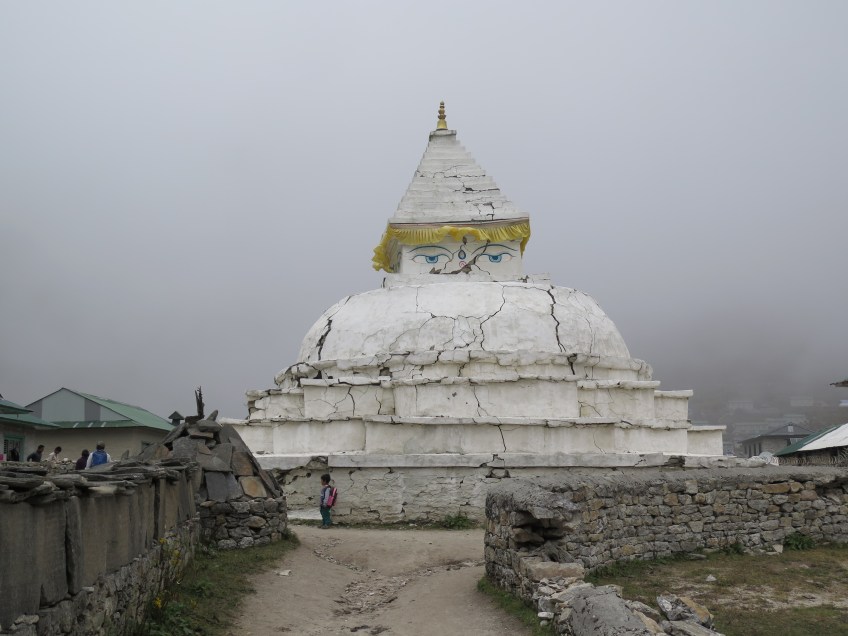 Stupa at Khumjung in the Khumbu region of Nepal