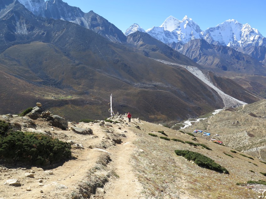 Climbing Dingboche Ridgetop