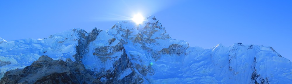 Walking towards Everest Base Camp