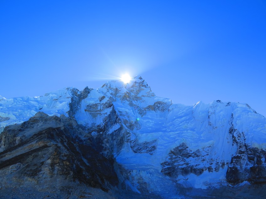 Walking towards Everest Base Camp