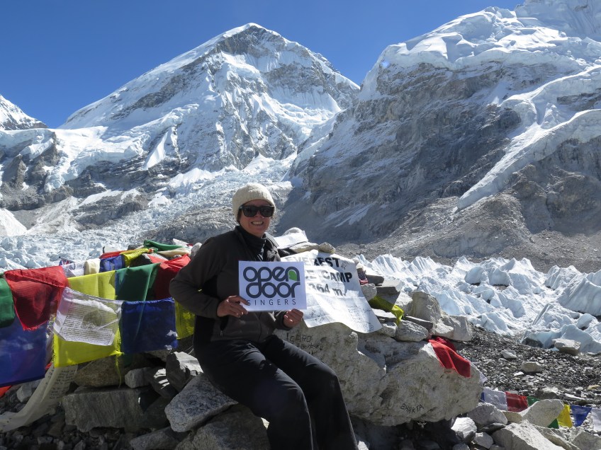 At Everest Base Camp