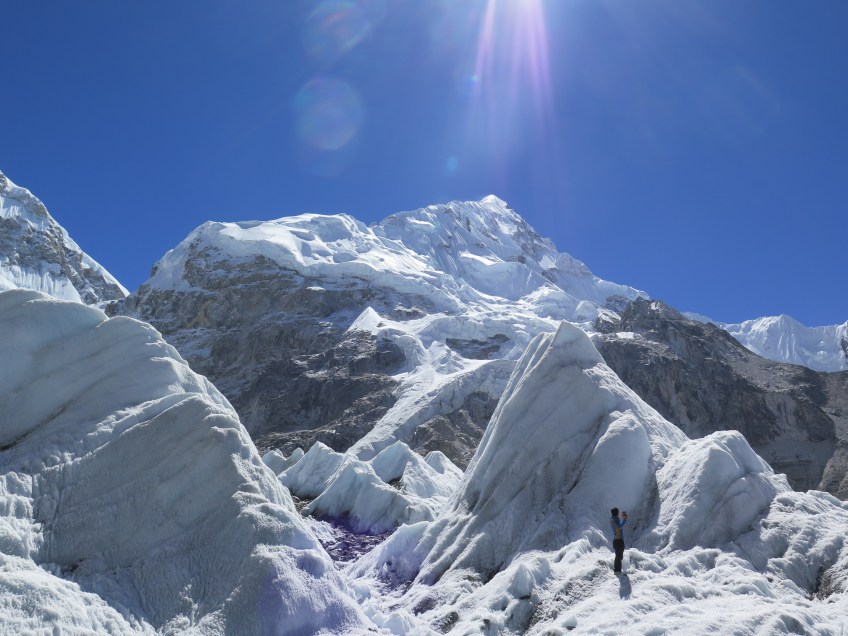 Everest Base Camp area in the morning