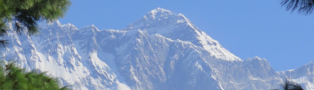 First and last view of Everest