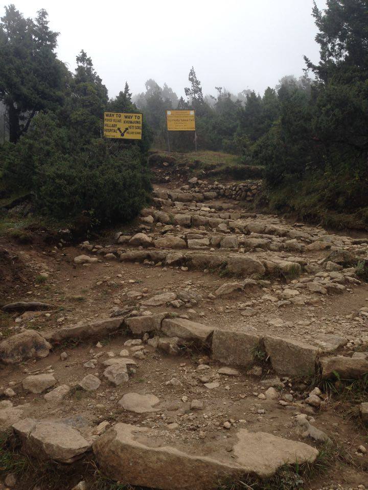 Path to Khumjung Everest Base Camp Trek