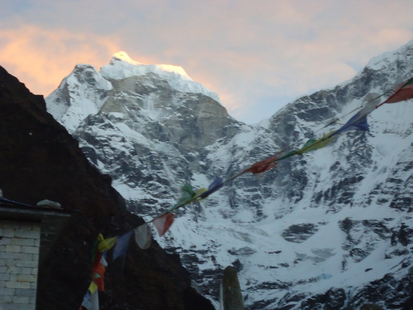 Mt Kantenga, the snow saddle