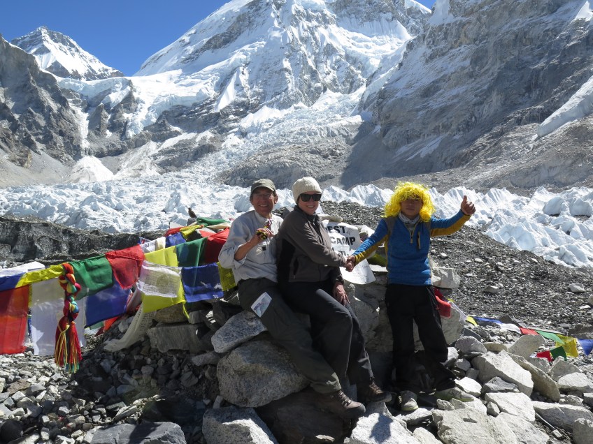 At Everest Base Camp