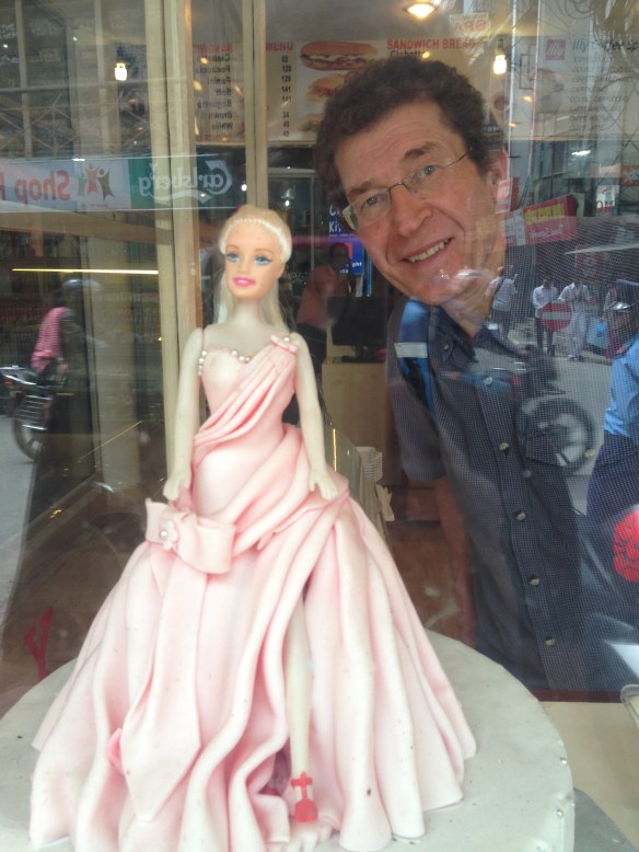 Barbie stepping out in Thamel