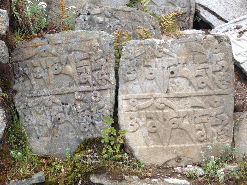 Mani Stones on The EBC Trail