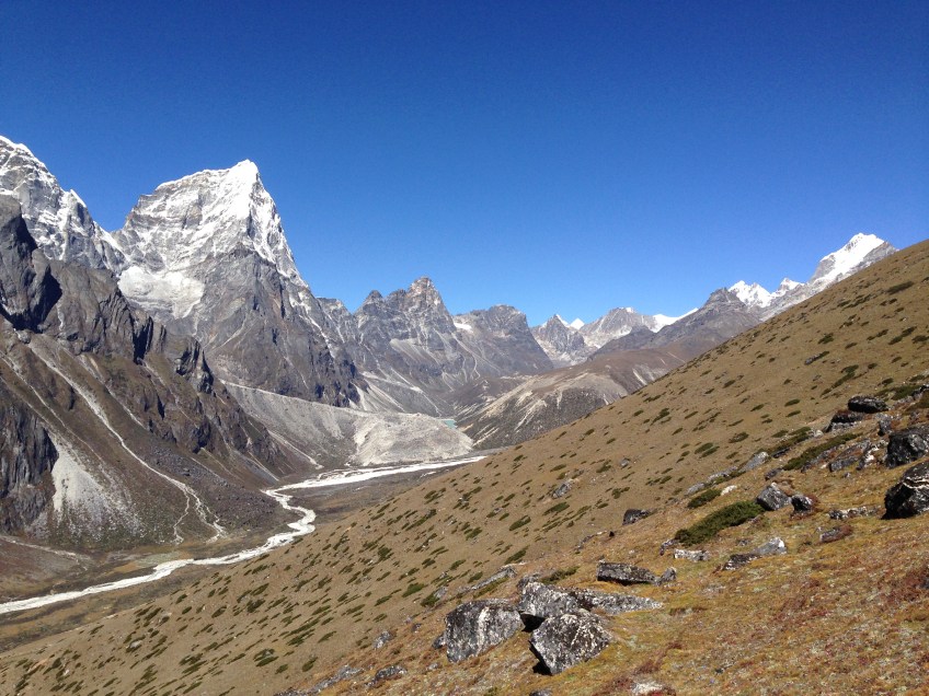 Above Dingboche Everest Base Camp trek