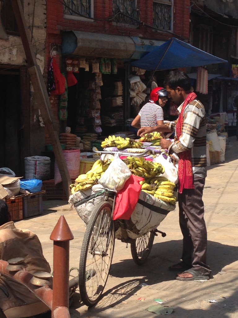 Banana vendor Kathmandu
