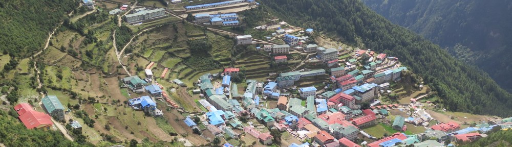Namche Bazaar Everest Base Camp Region Nepal