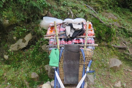 Porters Load along the EBC Trek trail