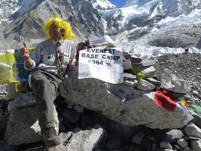 The iconic photo opportunity at Everest Base Camp