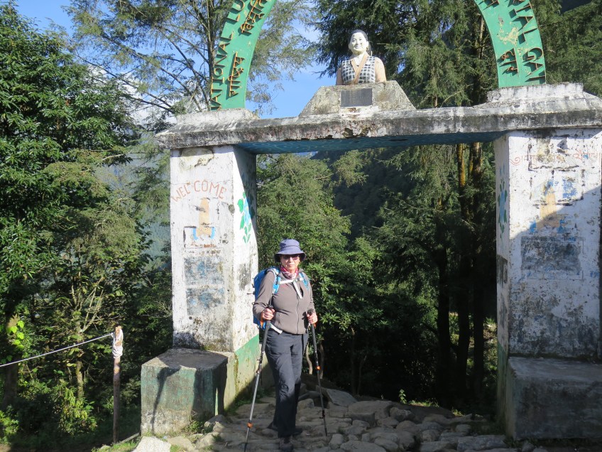 Pasaing Lhamu Memorial outside of Lukla Nepal
