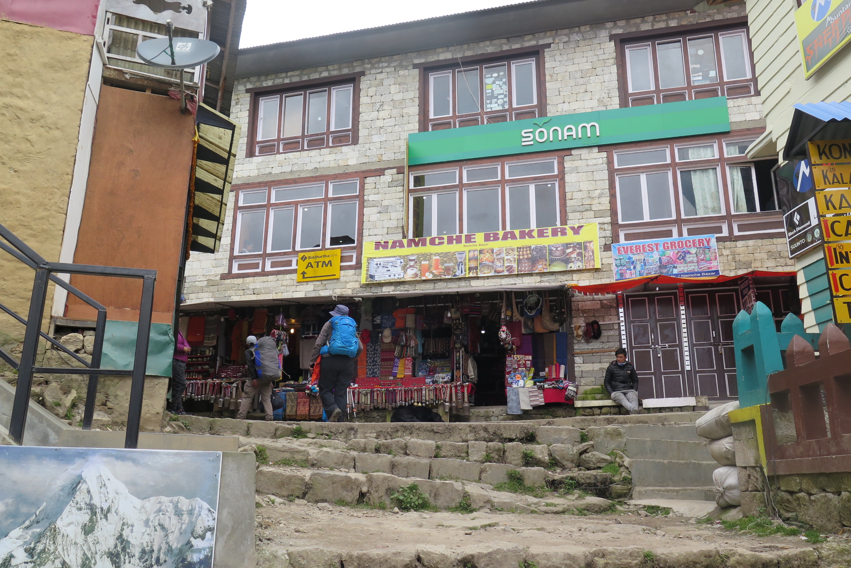 Shops in Namche Bazaar