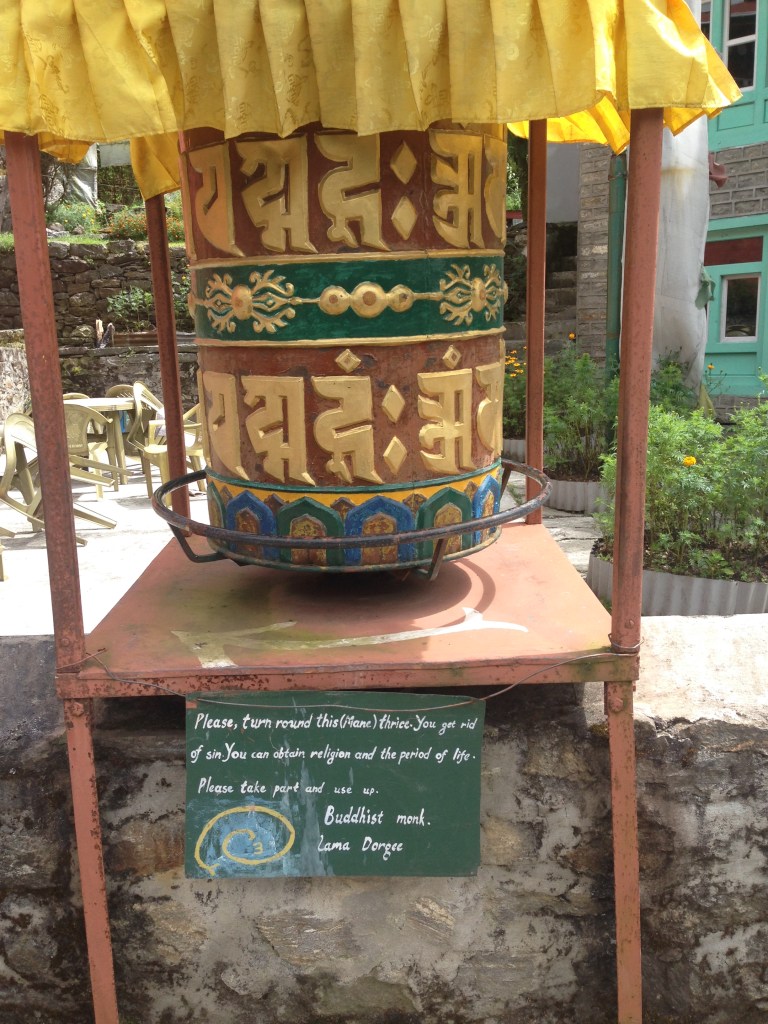 Mani along the Everest Base Camp trail