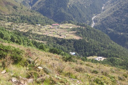 View from trail from Khumjung to Mongla september 2018